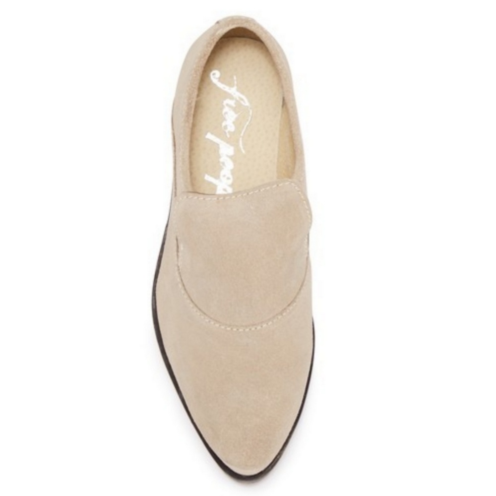 FREE PEOPLE Brady Slip On Loafer Taupe 38.5 - Picture 3 of 7